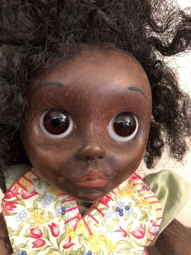 FRED THOMPSON CARVED BLACK CHILD