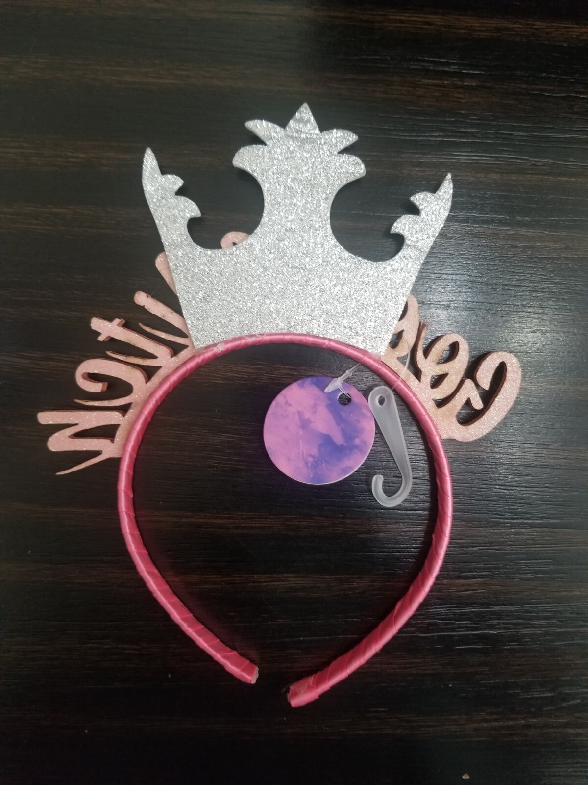 

GOOD WITCH Корона со стразами, блестящая розовая повязка на голову принцессы на Хэллоуин, милые девушки, Розовый