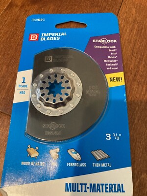  Imperial Blades STARLOCK Oscillating Blade 3-1/3'' Segment blade multi-material