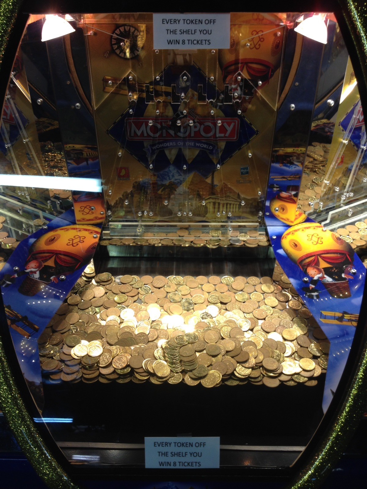 Monopoly 3 player Coin Pusher made by  ICE