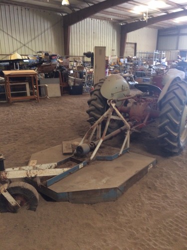 1953 Ford Golden Jubilee with brush hog