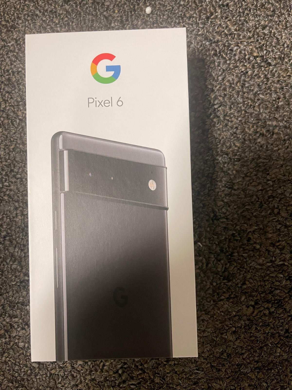 BRAND NEW Google Pixel 6 - 128 GB - Stormy Black (Unlocked