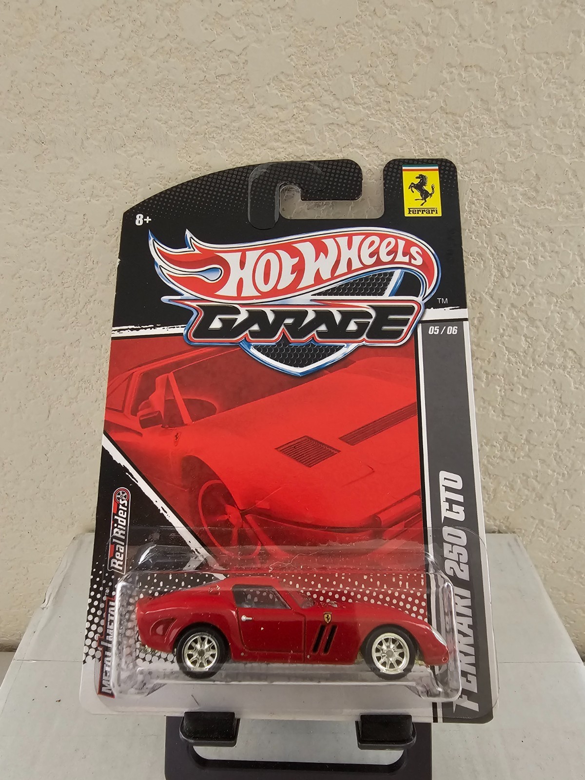 Hot Wheels Garage Ferrari 250 GTO Red Real Riders F46 | eBay