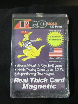 Pro-Mold 120pt Magnetic One-Touch Thick Card Holder Made in USA QTY Discount
