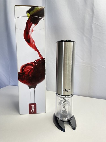 Ozeri Extravo Stainless Steel Electric Wine Opener Housewarming Hostess Gift