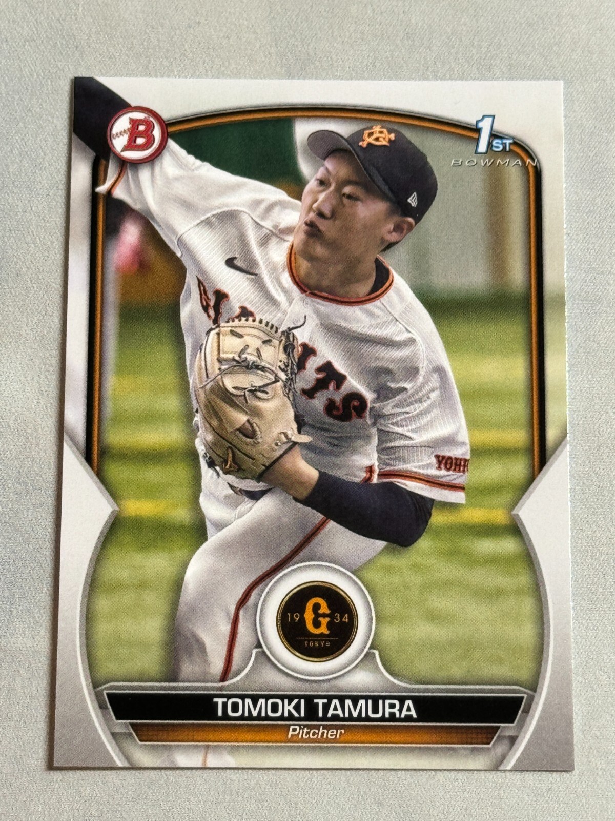 2023 Bowman NPB Tomoki Tamura Rookie RC 1st #BP-10 Yomiuri