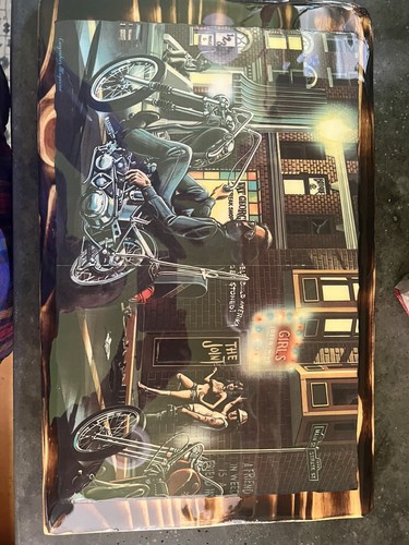 David Mann Biker Art Easyrider Centerfold Wall Hanging 70s