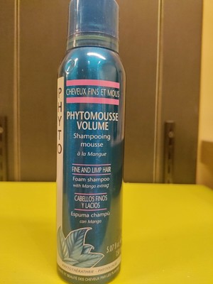 PHYTO Phytomousse Volume Foam Shampoo Mousse Fine And Limp Hair 5.07 fl oz 