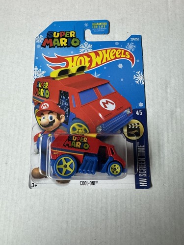 Hot Wheels Hw Screen Time Super Mario Cool-One 224/250