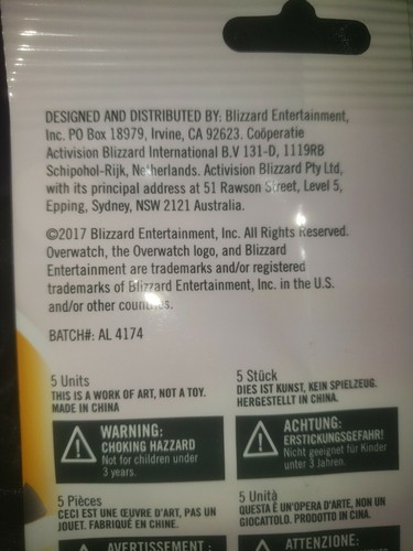 Overwatch Blind Spray Sticker Pack (5 per Pack) - Blind Bag, Blizzard Ent.