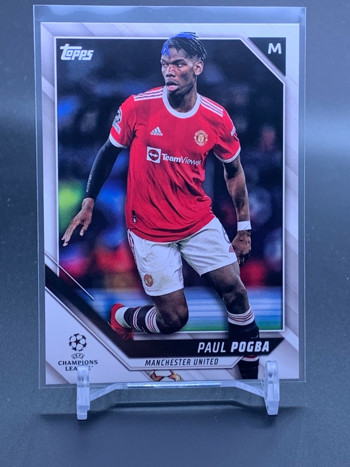 【USED】 Manchester United POGBA 21-22 66 PAUL POGBA 2021-22 Topps UEFA Champions MANCHESTER UNITED