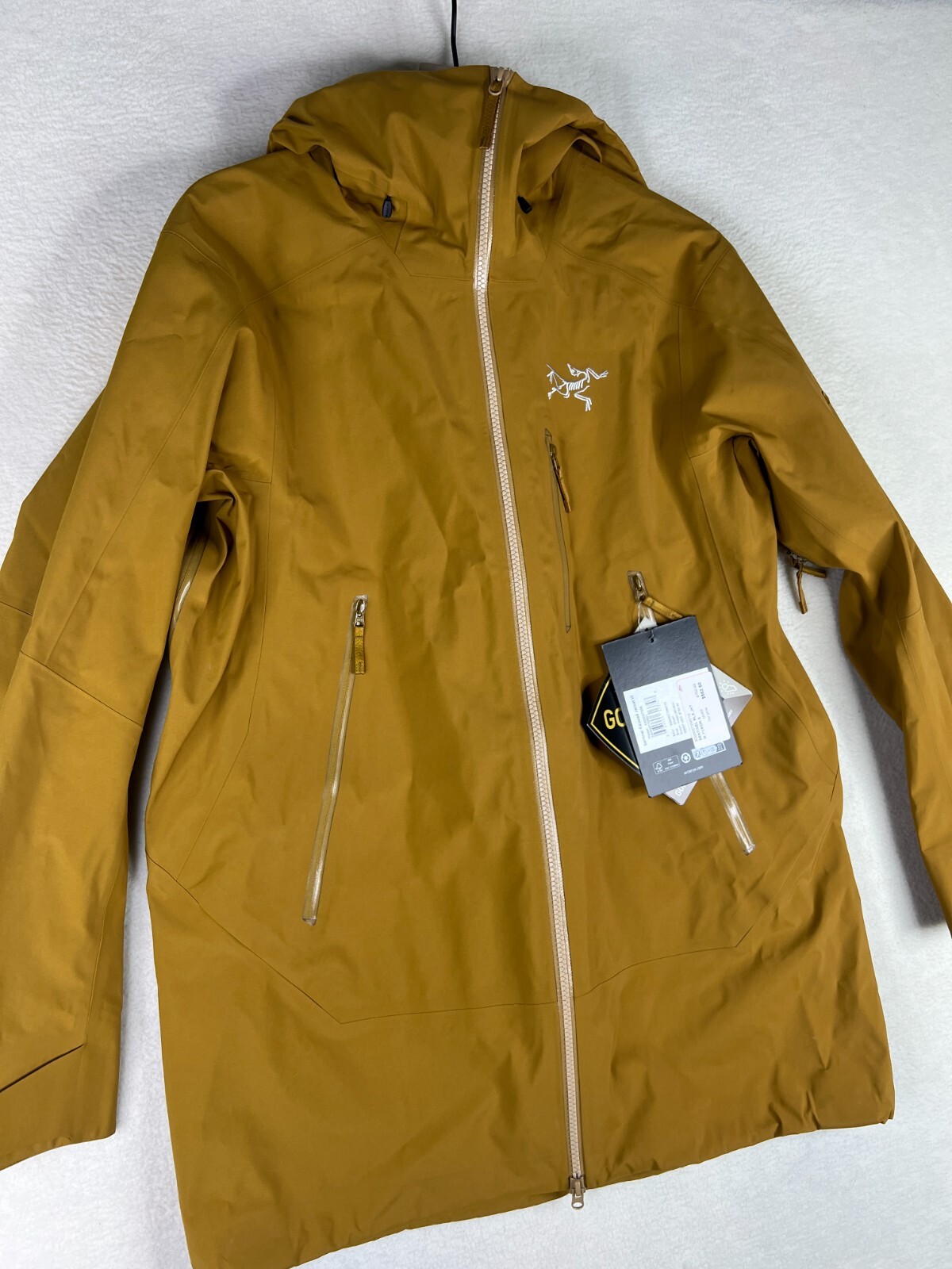 Pre-owned Arc'teryx Sentinel Relaxed Jacket Women's Size Small Yukon Gold Goretex Ski