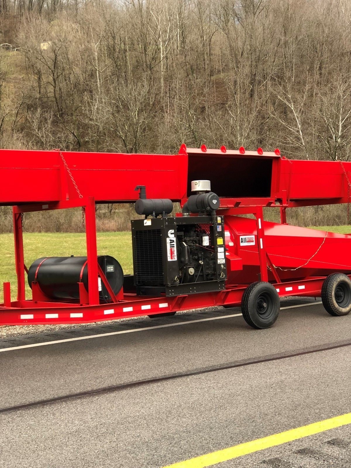 McPherson Systems Inc. M30F Trench Air Curtain Destructor Pit Burner For Rent