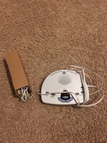 GE Digital Messaging System Answering Machine English/Spanish White Pre-owned
