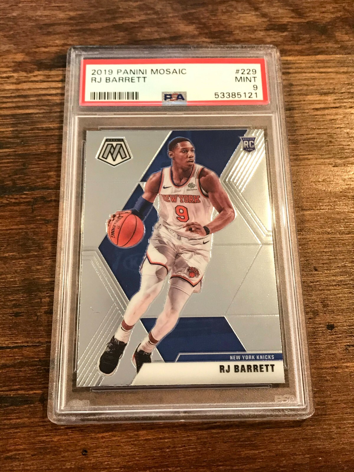 その他 RJ Barrett RC rookie auto PSA9 PSA 9 2019-20 Panini Mosaic #229 Red Mosaic RJ Barrett