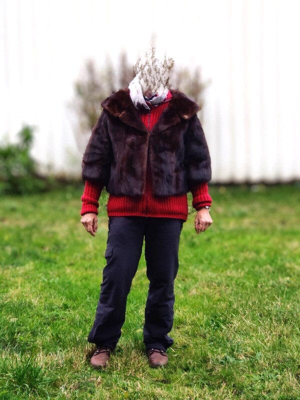 Nerz Abendjacke (Ganzfellig, Ca. 1970)