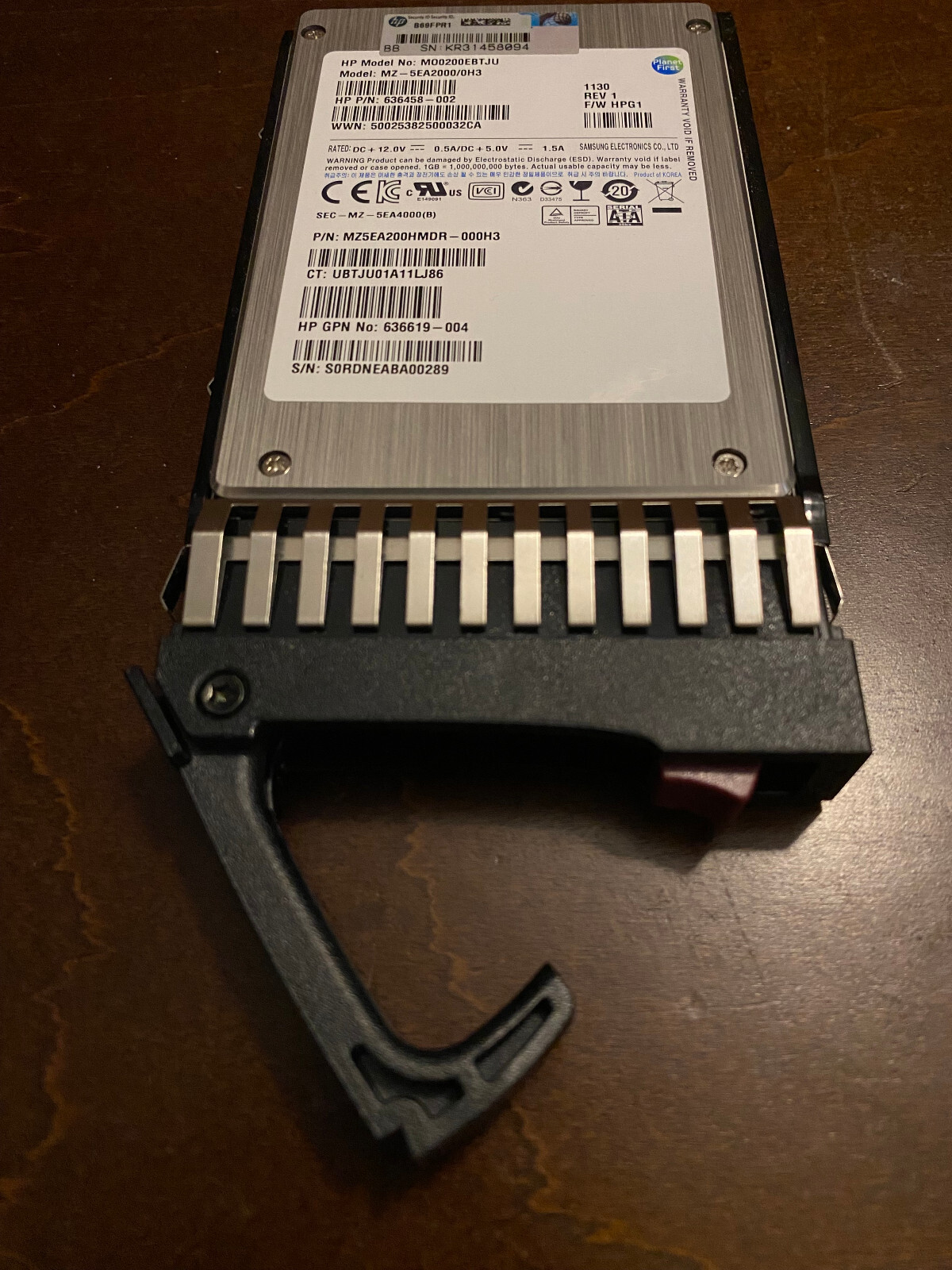 HP 200GB Hot-Plug 3Gbps 2.5