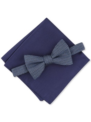 

Наборы мужских нагрудных платков из атласа ALFANI с текстурой темно-синего цвета, Navy