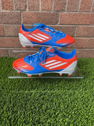 ［adidas］+F50 tunit TRX FG Adidas F50 / F10 TRX FG Football Boots - Orange/Blue - U.K.