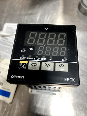 Omron E5CK-AA1-500 Digital Process Controller - Black