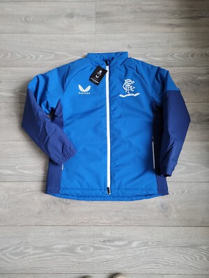 Castore Rangers Women's Player Bench Training Hybrid Jacket Size M/UK12  RRP £85