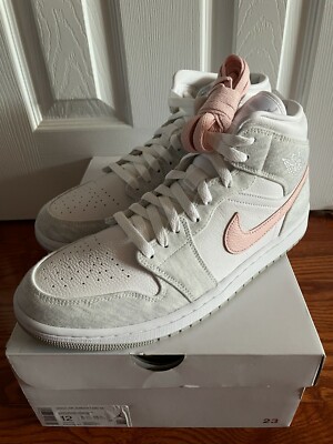 White grey and pink jordans cheap
