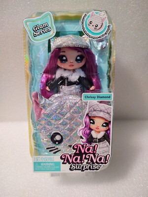 New Na Na Na Surprise Glam Series Chrissy Diamond Doll Kitty Purse 