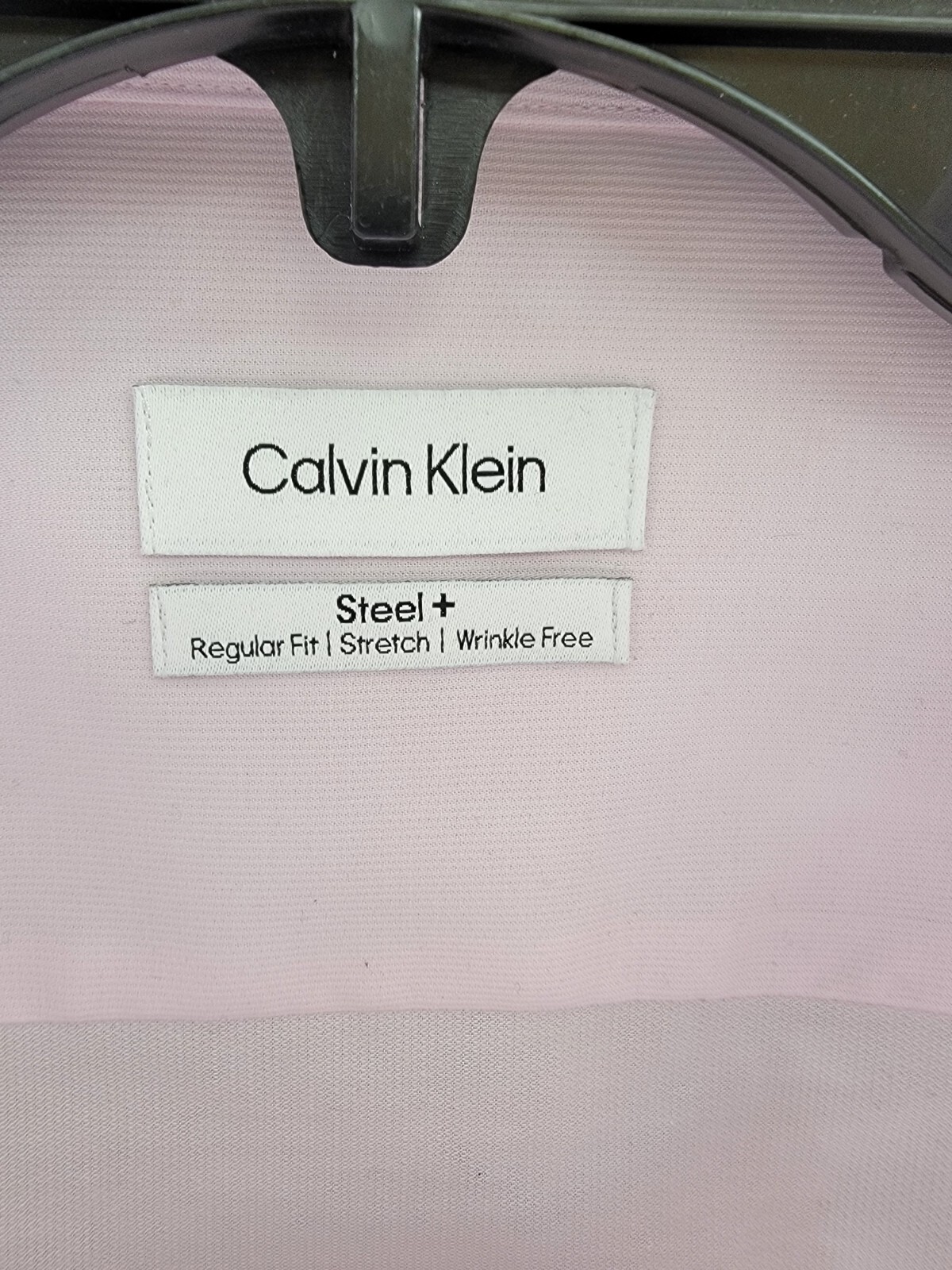 Calvin Klein Steel Plus Regular Fit Modern Pin Cord Dress Shirt Men's 17 32-33 - Picture 15 of 16