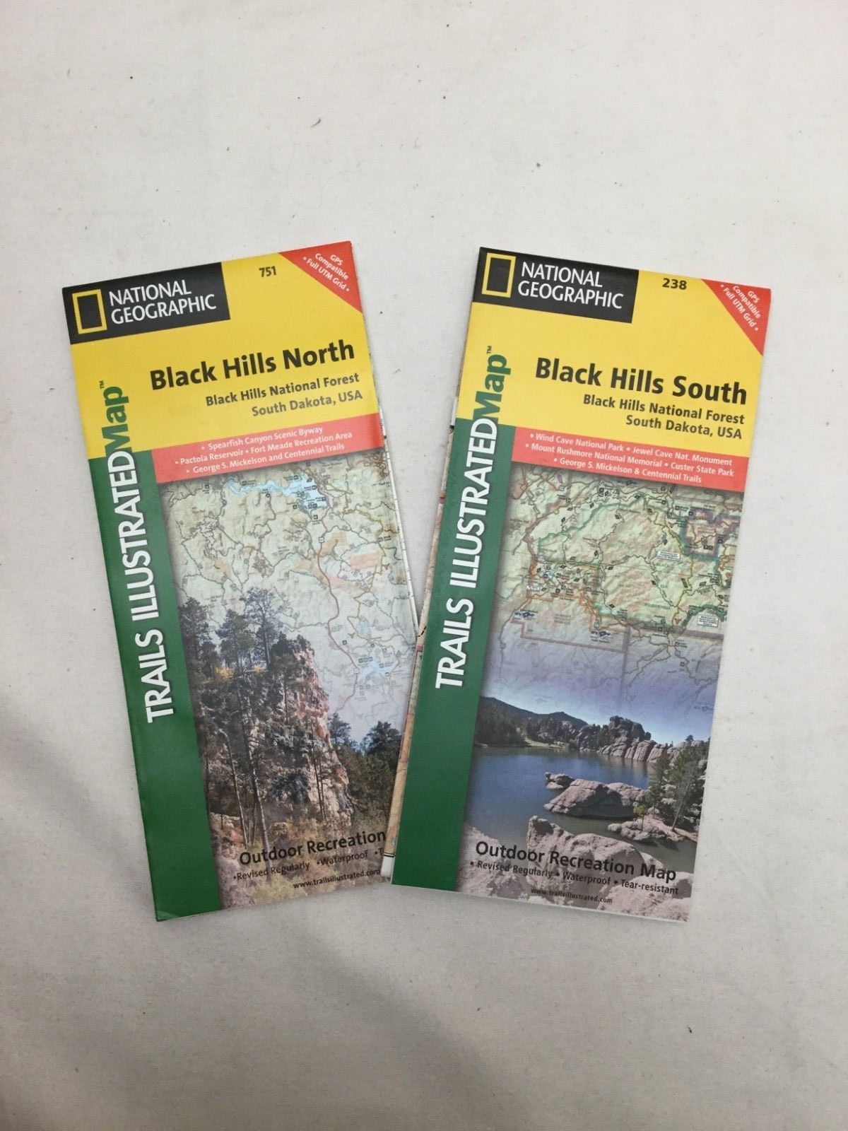 Black Hill National Forest Map Pack (North & South) National Geographic
