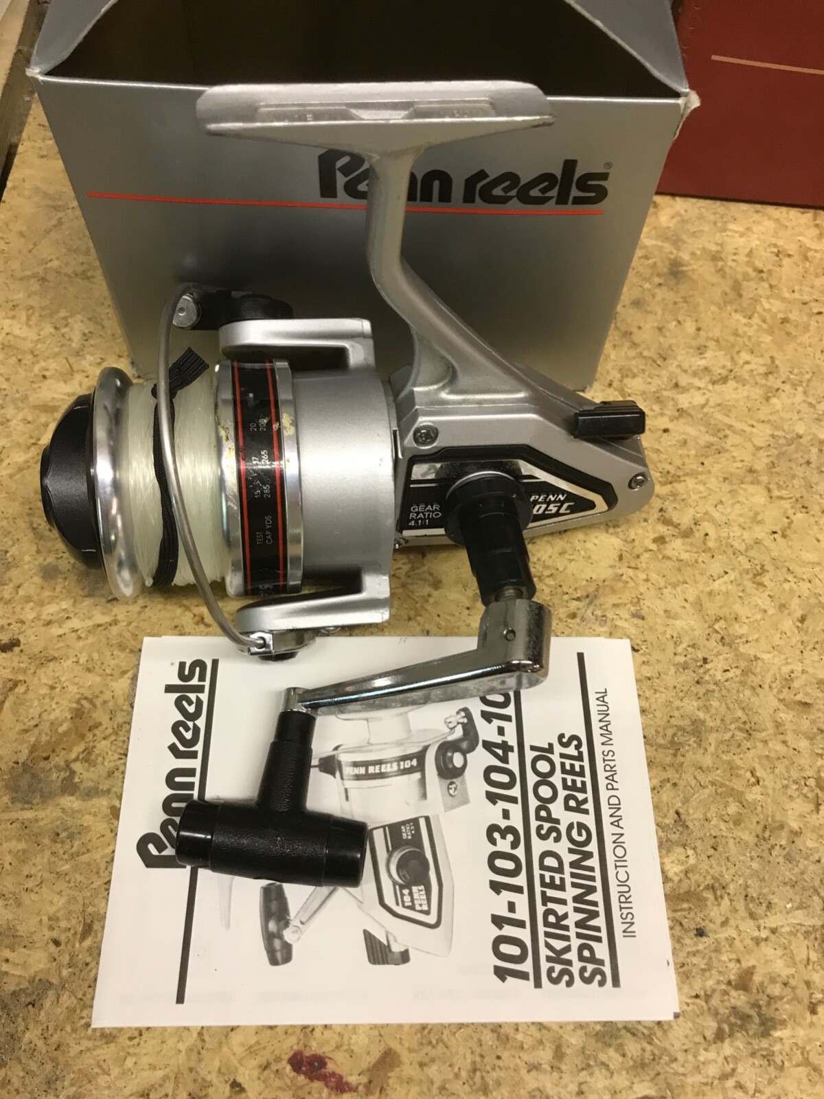 Penn OSC 104 Skirted  Spool Spool spinning reel - spooled 18lb. fresh water/salt