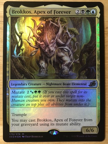 mtg アーティストプルーフ Mythos of Brokkos 168)《ブロコスの神話/Mythos of Brokkos》[IKO] 緑R | 日本最大
