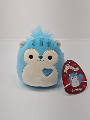 Squishmallows 5  Santiago the Blue Squirrel NWT
