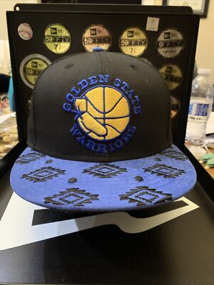 Golden State Warriors 9FIFTY  Aztec Style Design  SnapBack Hat