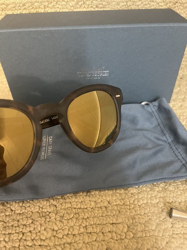 Pre-owned Oliver Peoples Cary Grant Sun 48mm Sable Tortoise Msrp$542 Chris Hemsworth's Fav In Gray