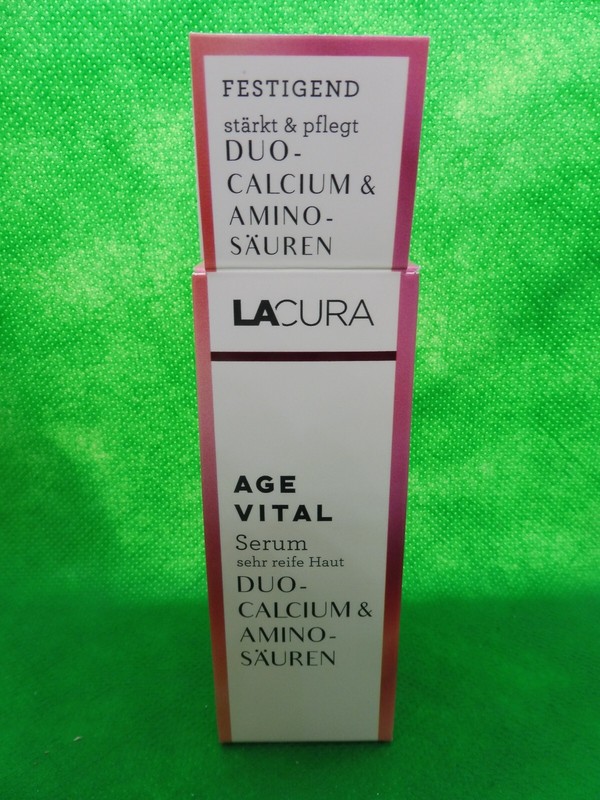 Lacura Age Vital Serum, Duo-Calcium (30ml), Sehr Reife Haut, Ab 55