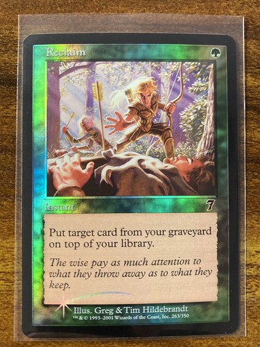 MTG✨RECLAIM FOIL✨7th Edition MINT Common INSTANT 2001