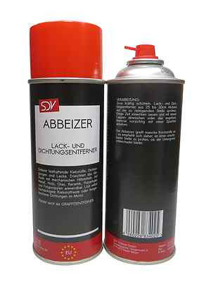 ABBEIZER 2x 400ml Lackentferner Dichtungsentferner Spray Dose Autolack KFZ PKW