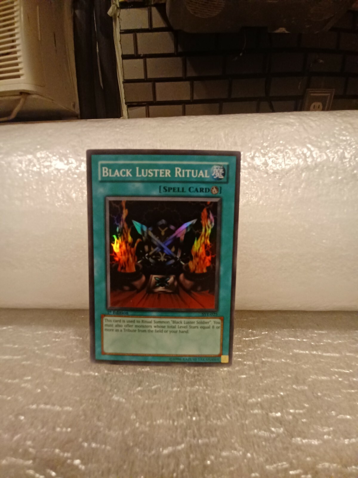YuGiOh Black Luster Ritual - SYE-025 - Super Rare - 1st Edition Holo Brand New YuGiOh Black Luster Ritual - SYE-025 - Super Rare - 1st Edition Holo Brand New