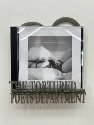 T Swift Inspired CD Wall Mount - The Tortured Poets Department Album