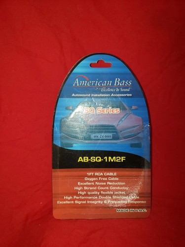 American Bass SQ1M2F Y RCA Cable 1 Male To 2 Female