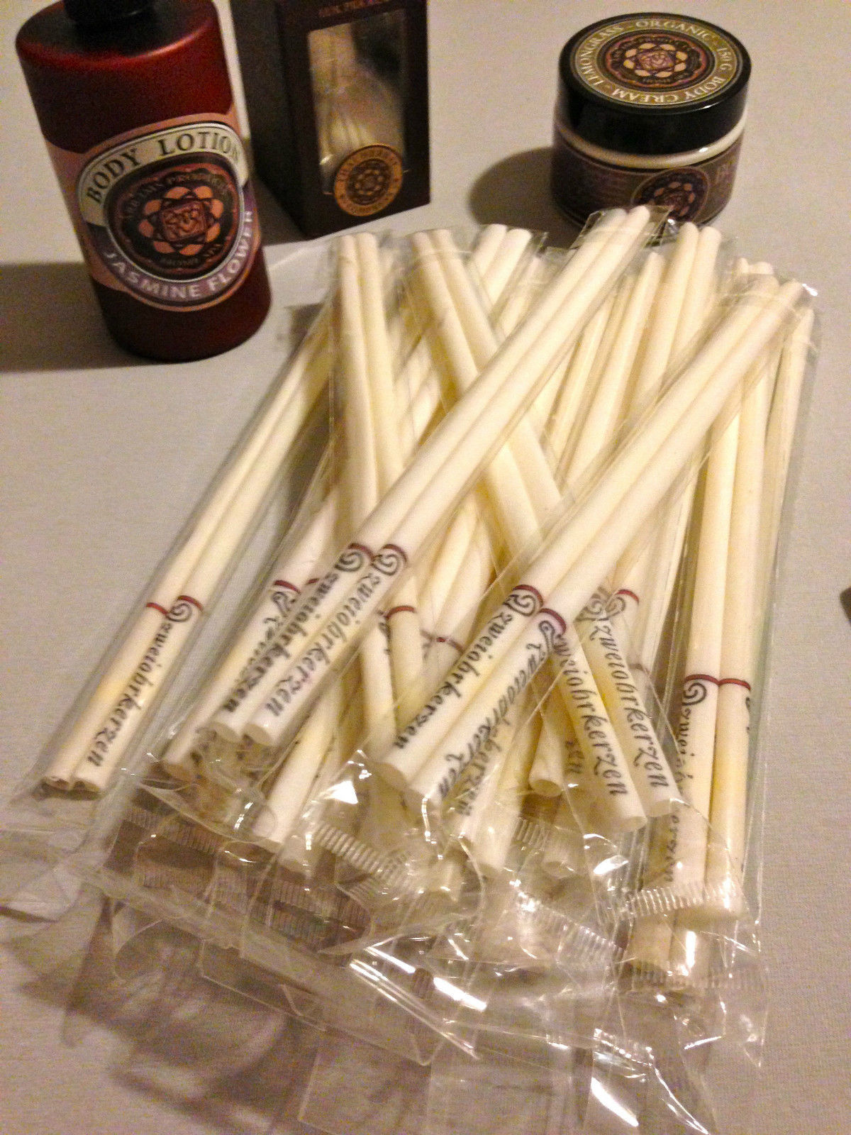30 Ohrkerzen aus Bienenwachs mit Filter, 30 Ohrenkerzen ear candles, Candle
