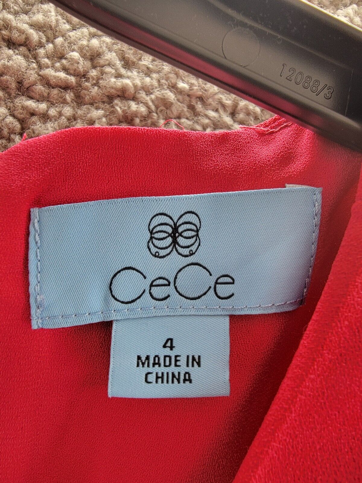 CeCe A-Line Back Bow Detailed Dress Women's 4 Pink Peacock Back Button Closure - Picture 8 of 15