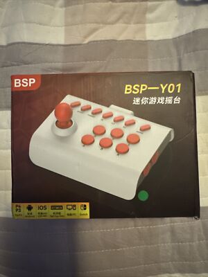 BSP-Y01 Ultra Portable Wireless Bluetooth Arcade Rocker Joystick Android,PC,More