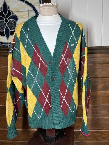n*着様 60s wool×mohair argyle cardigan 60's Vintage Puritan Argyle Mohair Cardigan