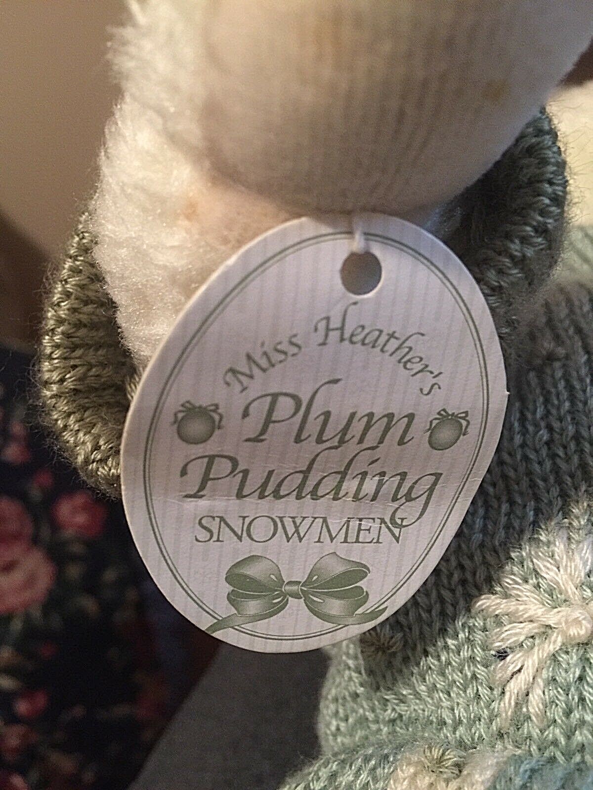 Lot of 3 ~ PLUM PUDDING SNOWMEN Miss Heather's Plush 12