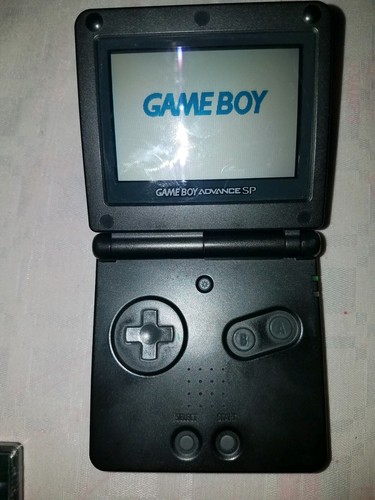 Nintendo Game Boy Advance SP Onyx Black w/ official charger