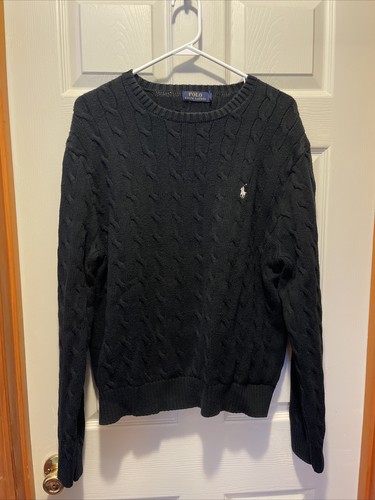 【送料&関税込】Polo Ralph Lauren Braided Sweater Polo ralph lauren Logo braided sweater available on SUGAR