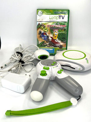 Leap Frog Leap TV Video Gaming Console w/ 1 Controller and Leap Kart Racing Game