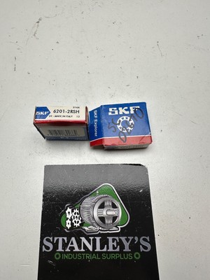 SKF 6201-2RSH Bearing New lot of 2