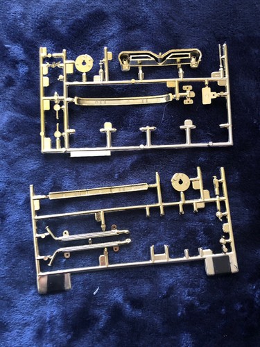 MONOGRAM '55 FORD PANEL TRUCK JUNKYARD PARTS ONLY - GOLD PLATED PARTS ONLY